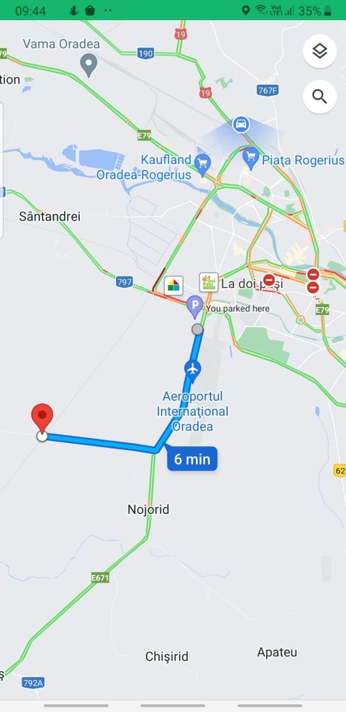 De vanzare : 2 terenuri in Zona Metropolitana Oradea,Nojorid-drumul Livezii,C