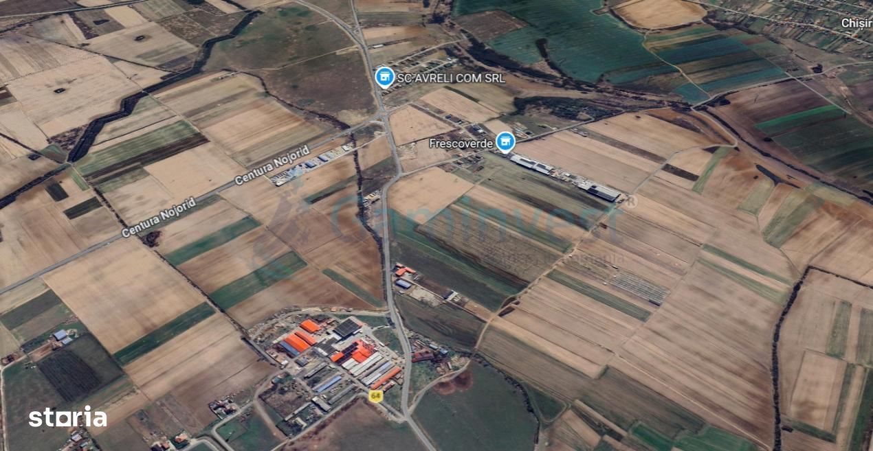 Teren de vanzare zona industriala Nojorid, Bihor, Gaminvest, V2899B