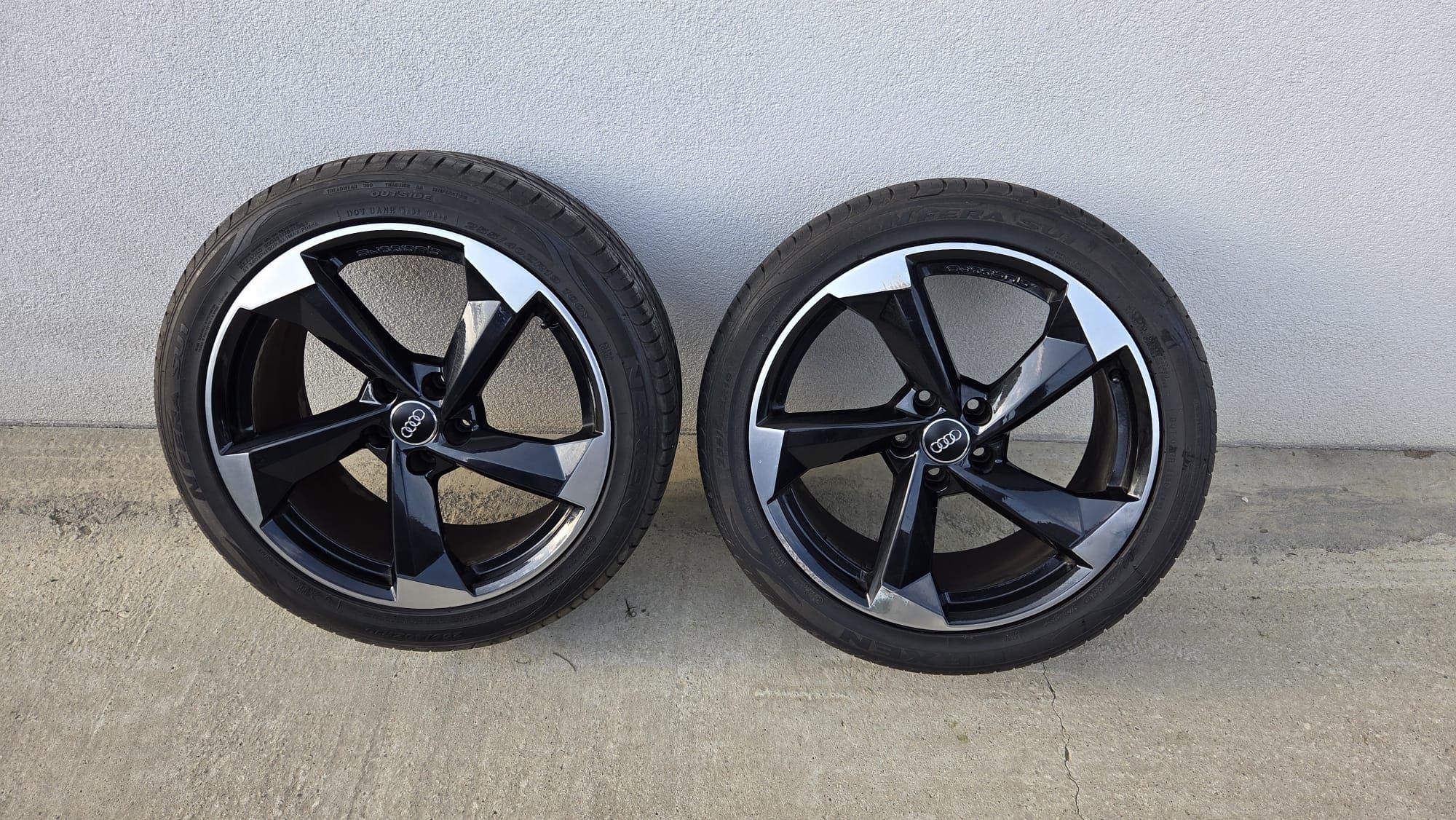 Set Jante Originale Audi Rotor 19 + Anvelope 255/40 R19