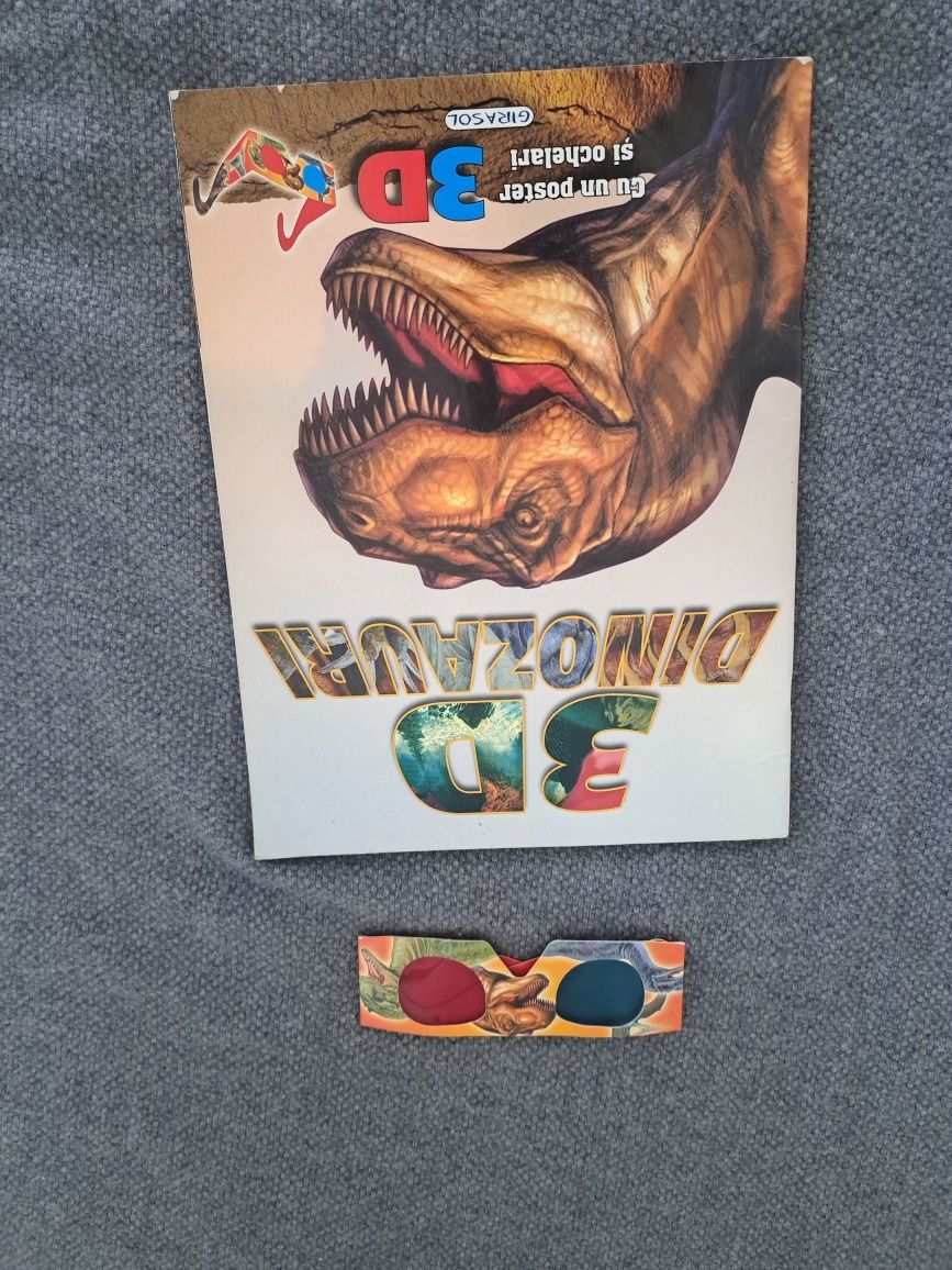 Carte 3 D Dinozauri+ ochelari