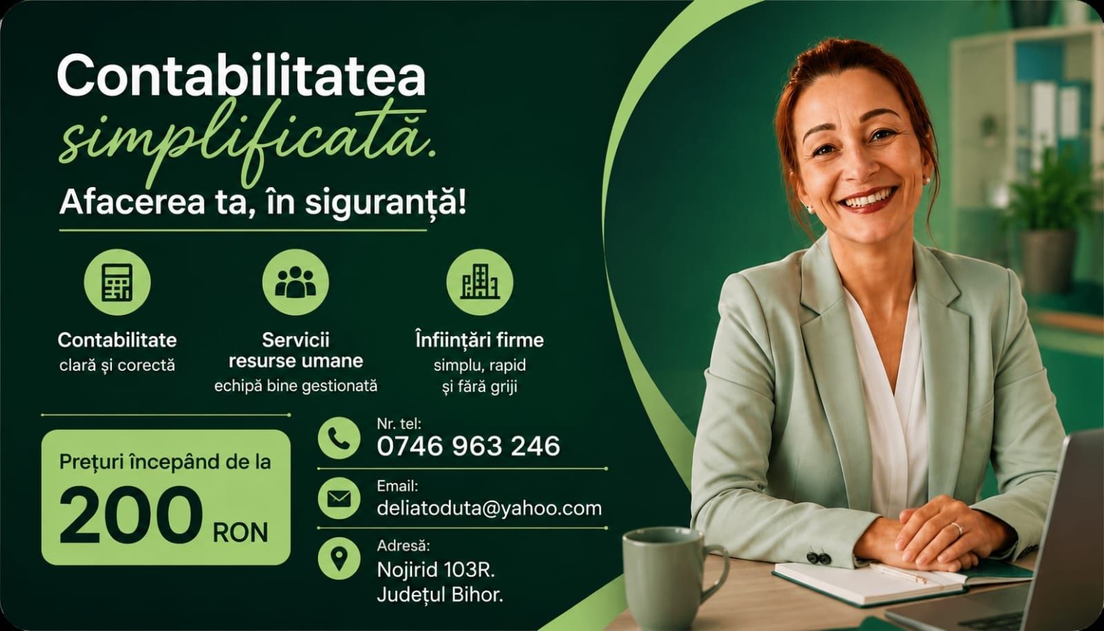 Ofer servicii de contabilitate