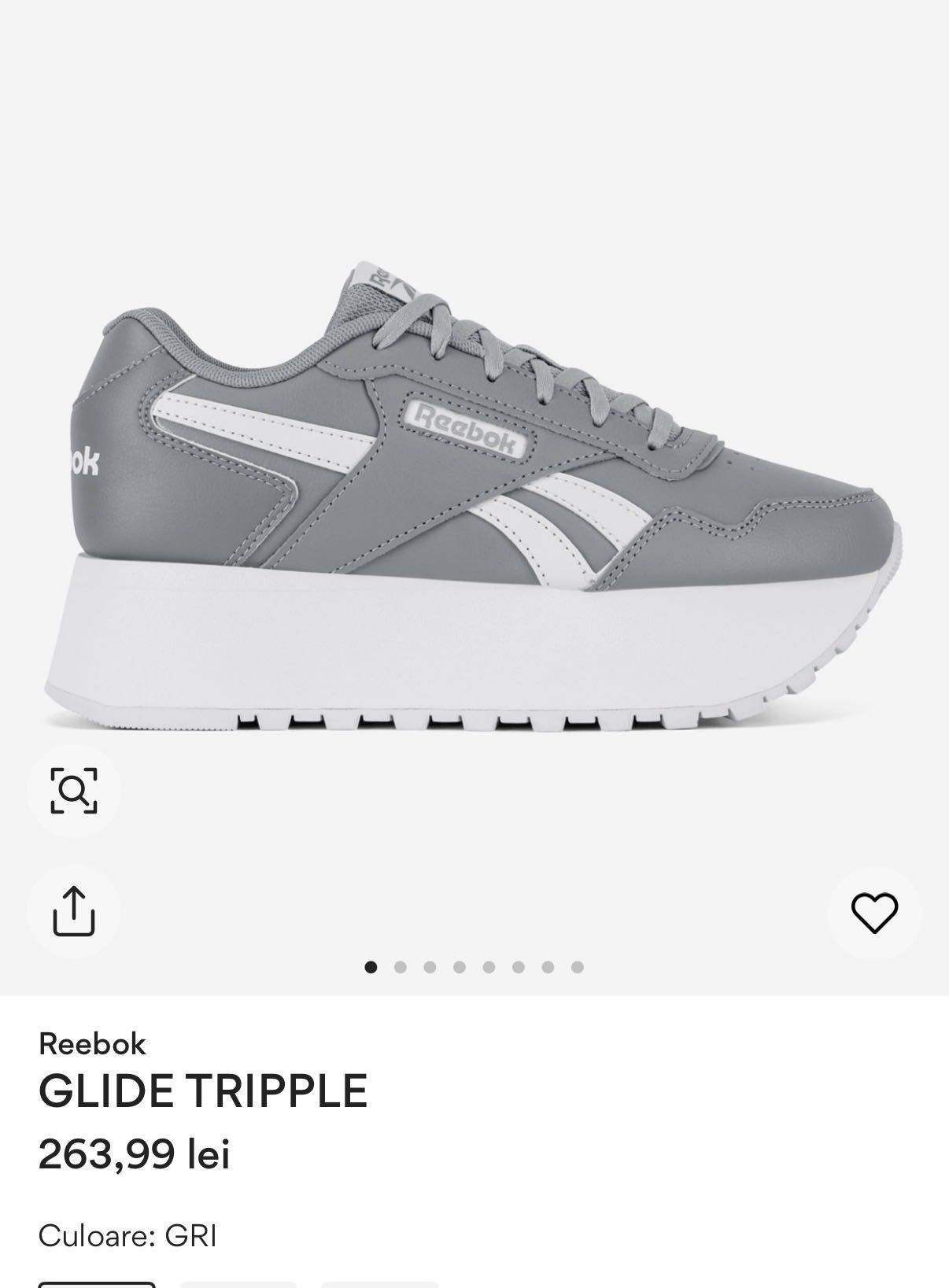 Adidași talpă inalta Reebok