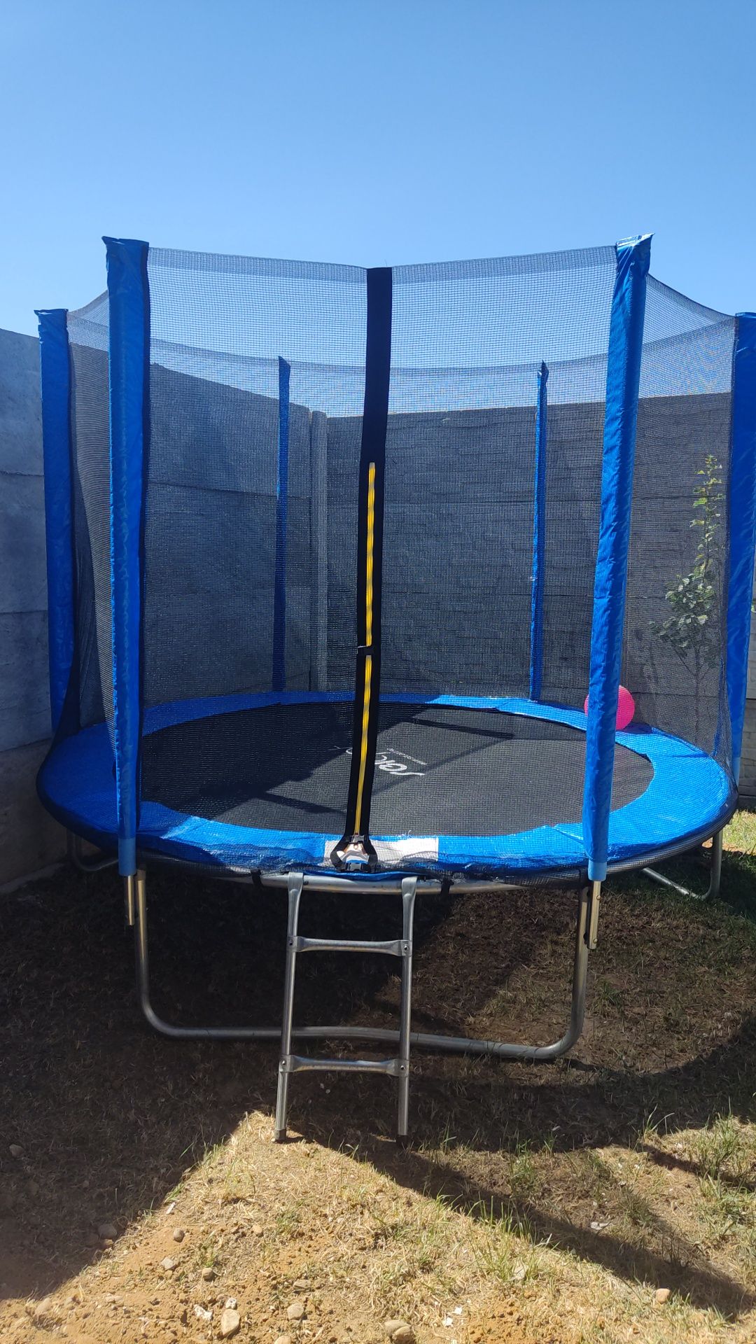 Vand Trambulina copii, Selgot, cu plasa de protectie 252 cm, 100 kg