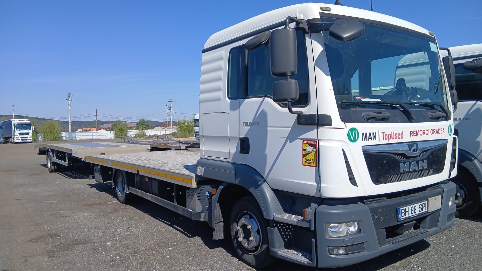 MAN TGL Man TGL 8.190 + platforma auto 1 ax 10 tone