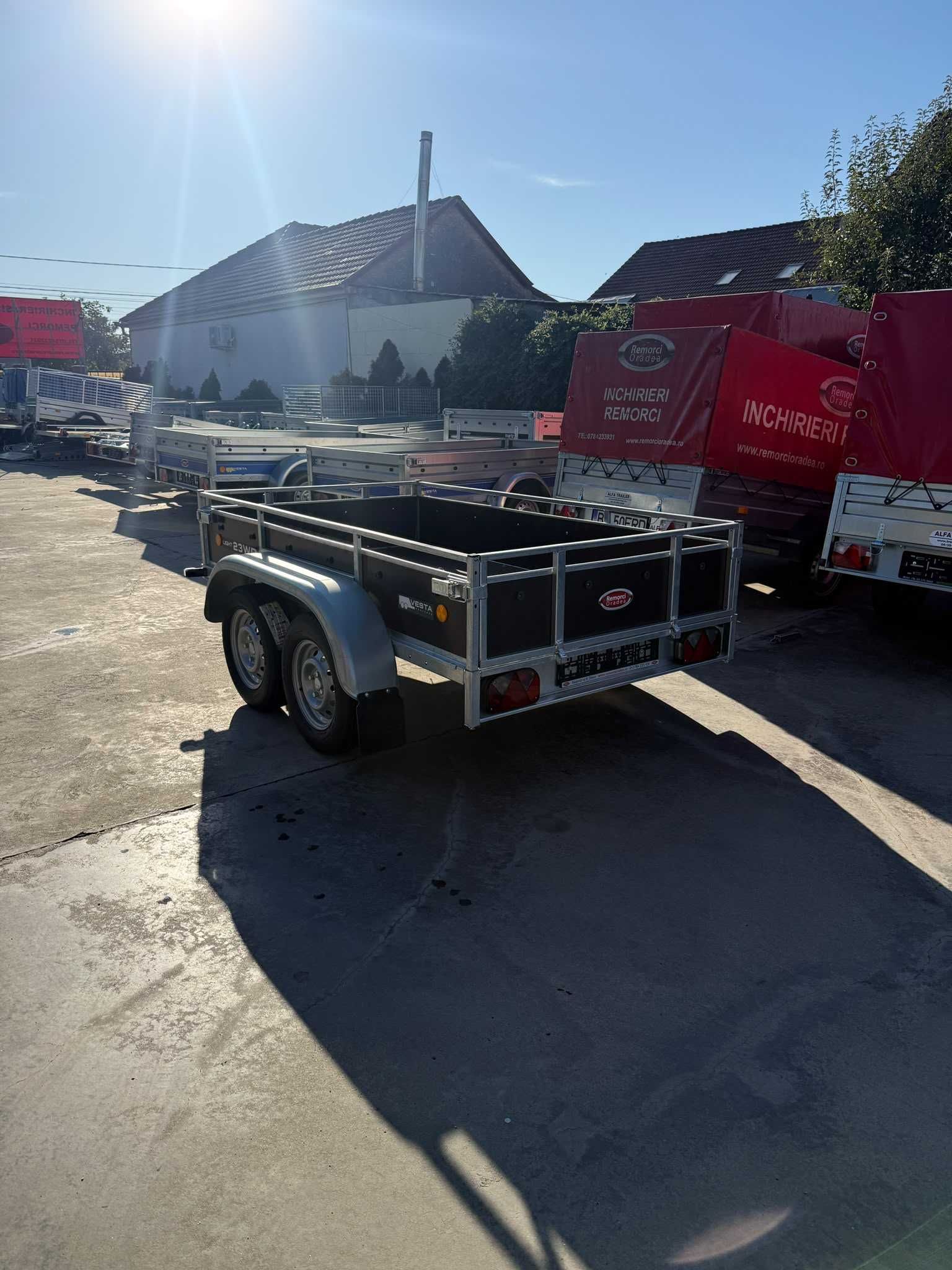 Remorca auto Vesta Trailer dublu ax LIGHT 23 WDA (categoria B) 230x130cm