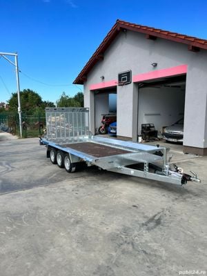 Remorca utilaje Martz Bau 400 3 de 3500kg triplu ax
