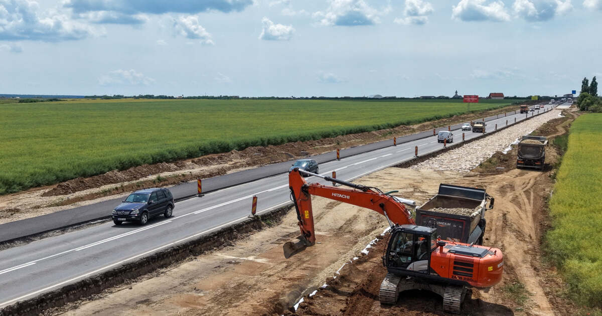 FOTO: Lucrările la lărgirea DN 79 Oradea-Nojorid 03.06.2026