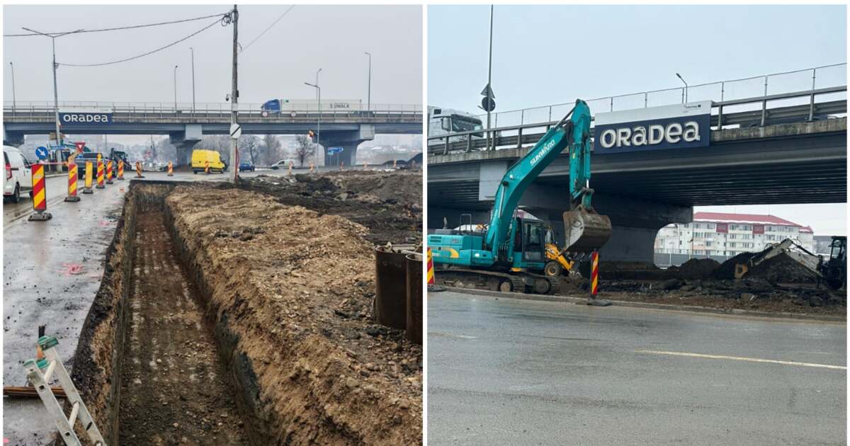 Urmează haosul! Restricții de circulație la ieșirea din oraș spre Nojorid pentru lucrările la pasajul denivelat