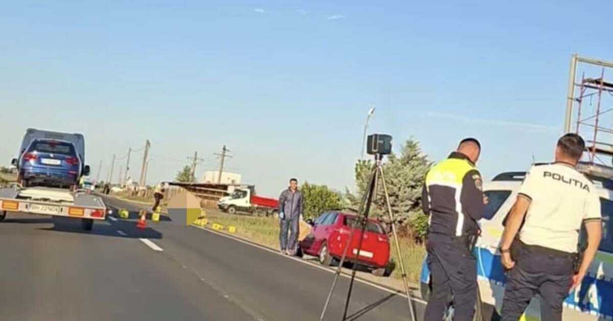 Accident mortal pe DN79, la ieșire din Nojorid. Un pieton a fost lovit de un camion
