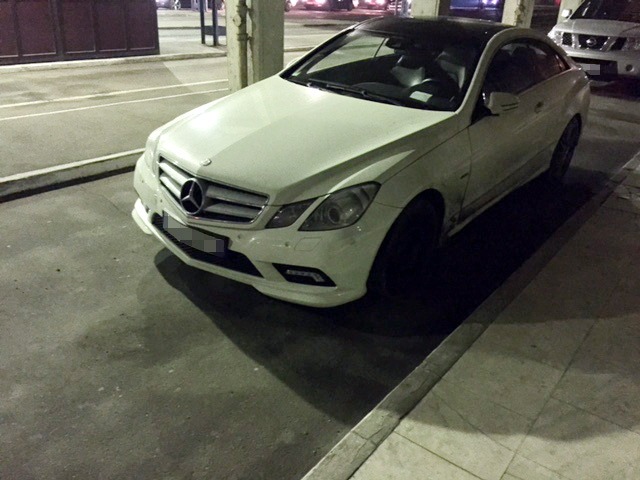 Un bihorean din Nojorid, prins în timp ce aducea în ţară un Mercedes furat
