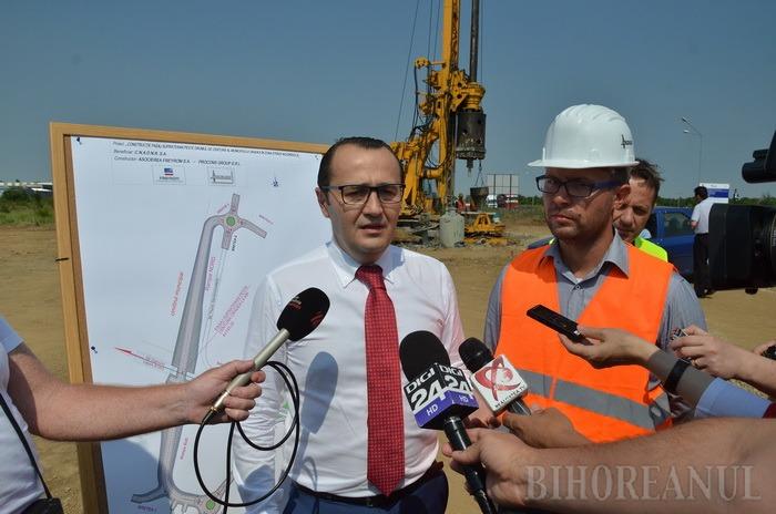 Au început lucrările la o nouă supratraversare peste centură, în dreptul străzii Nojoridului (FOTO)