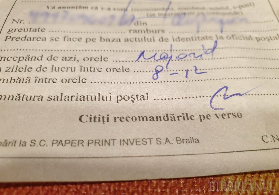 Ne enervează: Locuitorii din Nojorid, obligați să chiulească dacă vor să își ridice corespondența de la Poștă