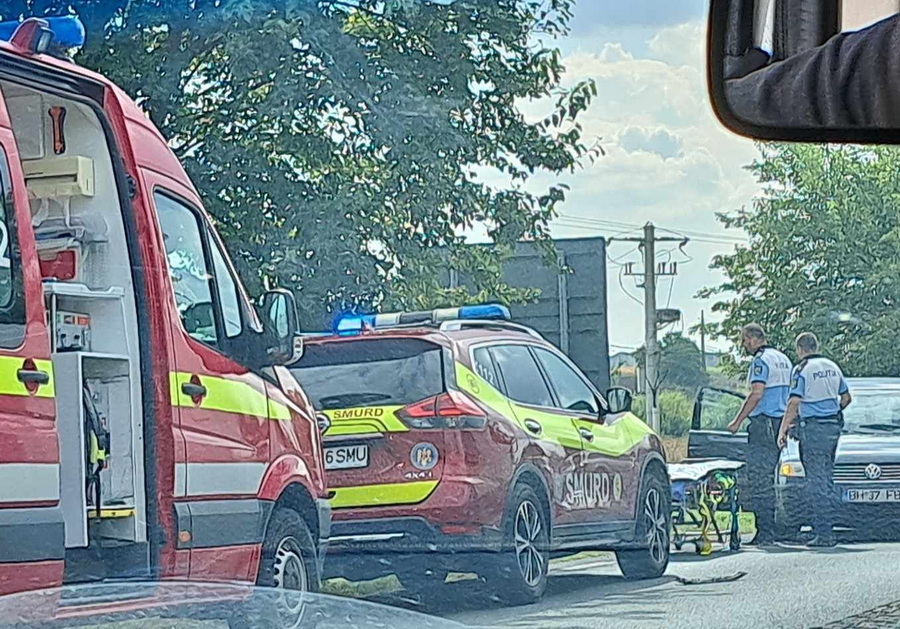 Accident cu 3 mașini în Nojorid. O persoană a fost rănită, trafic îngreunat