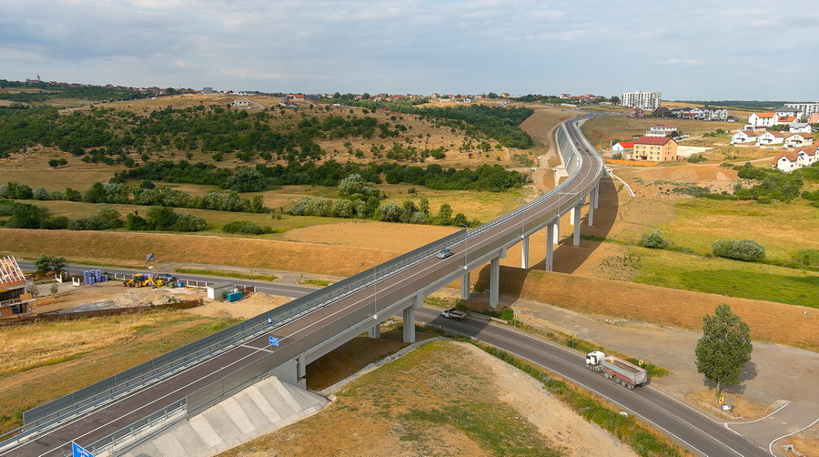 FOTO / Se circulă pe tot Inelul Metropolitan de sud al Oradiei: Drumul de 17 kilometri leagă Nojoridul de Oșorhei via Băile Felix
