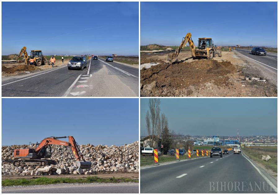 Atenție, șoferi! Începe lărgirea la patru benzi a DN 79, de la Aeroportul Oradea până la intersecția cu centura Nojorid și drumul spre Livada (FOTO)